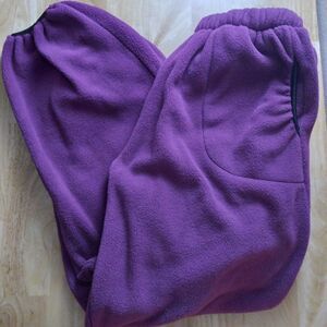 Vintage Polarfleece Magenta Fleece Sweatpants